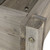 49.25" Antique White Outdoor Firwood Trough Planter