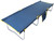74 x 25" Blue Lightweight Heavy Duty Aluminum Frame Portable Camping Cot Bed