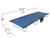 74 x 25" Blue Lightweight Heavy Duty Aluminum Frame Portable Camping Cot Bed