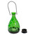 6.25" Frosted Green Hearts Glass Bottle Tea Light Candle Lantern Decoration