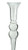 16.25" Clear Transparent Glass Taper Candle Holder