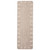 2' x 6.5' Taupe and Cream Bordered Tonal Rectangular Rug Runner