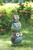 17.75" Three Stack of Wide Eyed Owls Outdoor Garden Statue
