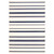 5.25' x 7.5' Striped Rectangular Outdoor Area Throw Rug - Blue and White