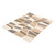 5.25' x 7.25' Off White and Gray Geometric Rectangular Area Throw Rug