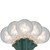 Set of 10 Clear White G40 Globe Outdoor Patio Decorative Lights