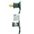 10-Count Clear White G40 Globe Christmas Light Set - 9ft Green Wire