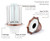 33" Brown and White Seed Capacity Manor Bird Feeder