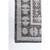5.25' x 7.25' Gray and Off White Bordered Damask Rectangular Area Throw Rug