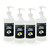 Pack of 4 NFL Los Angeles Rams Hand Sanitizer with Pump Top 32 oz.