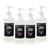 Pack of 4 NFL Houston Texans Hand Sanitizer with Pump Top 32 oz.