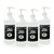 Pack of 4 NFL Green Bay Packers Hand Sanitizer with Pump Top 32 oz.