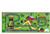 31.25" x 66"  Green Train Logo Children's Play Mat