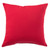 17" Candy Red Solid Outdoor Patio Square Throw Pillow