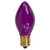 Pack of 25 Opaque Purple C7 Christmas Replacement Bulbs