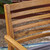 5-Piece Brown Contemporary Handcrafted Outdoor Furniture Patio Dining Set - Gray Cushions