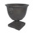 14" Antique Gray Traditional Outdoor Garden Urn Planter