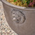 14" Antique Gray Traditional Outdoor Garden Urn Planter