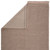 5' x 8' Dark Taupe Hand Woven Outdoor Area Throw Rug
