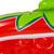 37" Inflatable Red Strawberry With Green Stem Kiddie Swimming Pool