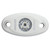 6" White and Black A-Series Low Power Boat Deck LED Light