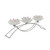 16" Glass Lotus Flower Decorative Candle Holder