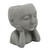 12" Gray Closed Eyed Child Planter