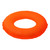 30" Classic Round Neon Orange Inflatable Swimming Pool Inner Tube Ring Float