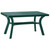 55" Green Patio Rectangular Dining Table