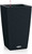 30" Black Lechuza Cubico Cottage Outdoor Planter