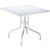 31" Silver Folding Square Outdoor Patio Dining Table