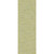 2' x 6' Green and Beige Solid Rectangular Outdoor Rug Runner