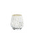 6" Silver Mercury Glass Hurricane Candle Holder