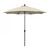 9ft Outdoor Patio Umbrella With Crank Lift and Push Button Tilt System, Beige
