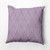 18" x 18" Purple and White Square Lifeflor Outdoor Throw Pillow