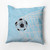 20" x 20" White Goal Square Outdoor Throw Pillow