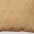 18" x 18" Yellow and White Square Lifeflor Outdoor Throw Pillow