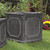 21.5" Charcoal Gray Contemporary Square Outdoor Box Planter
