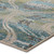 8.8' x 12' Blue and Green Trellis Outdoor Area Throw Rug
