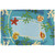 1.75' x 2.75' Underwater Coral and Starfish Blue Rectangular Outdoor Area Throw Rug