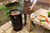 35" Black Solid Large Outdoor Patio Barrel Smoker