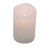 3" White Round Frosty Medium Votive