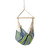 52" Blue Green Striped Single Fabric Swing Hammock
