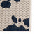 8.75' x 12.4' Gray and Blue Floral Outdoor Rectangular Area Throw Rug