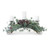 30" Green Cluster Pine and Eucalyptus Candle Holder with Pine cones and Ornaments