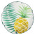 16" Round Tropical Oasis Outdoor and Patio Seat Cushion