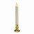 LED Brass Holder Flickering Battery-Operated Candle with Energy Saving Timer