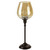 14.75" Decorative Medium Golden Luster Brown Stemmed Votive Candle Holder