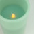 10" Sage Green Battery Operated Flameless LED Lighted Flickering Wax Christmas Pillar Candle