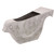 3.75" x 10" Metal Ash Gray Bird Flower Box